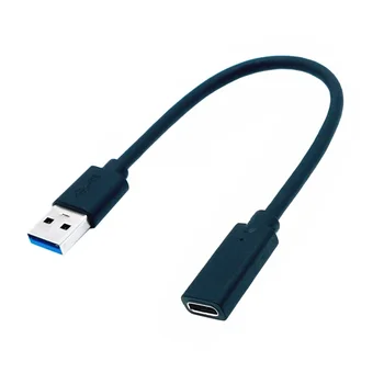 0.2 M 1M USB 3.1 C tipi fiş USB 3.0 erkek fiş, USB-C A tipi konnektör dönüştürücü Android telefonlar için
