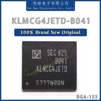 (1-10 adet)100 % Yeni KLMCG4JETD-B041 KLMCG4JETD KLMCG4 BGA153 EMMC 64GB bellek yongası
