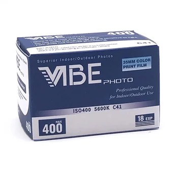 1-10Rolls VIBE Max 400 Renkli film ISO 400 135 Negatif film 18EXP/Rulo VIBE 501F Kamera ve 135 Film Kamera
