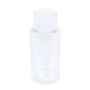 1/3 adet Taşınabilir Boş Plastik Oje Makyaj temizleyici şişesi Sıvı Temizle Basın Pompalama Dağıtıcı Konteyner Depolama Aracı