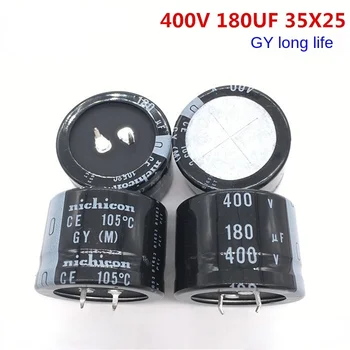(1 adet)400V180UF 35X25 Nijikang alüminyum elektrolitik kondansatör GY 105 derece yüksek frekans düşük direnç uzun ömürlü