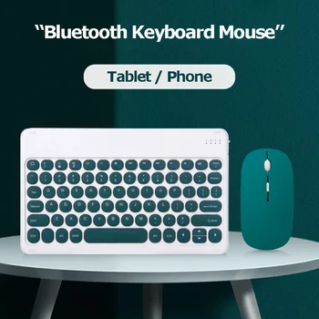 10 inç Bluetooth Klavye için iPad 10.9 için Samsung Tab S6 lite Manyetik Klavye Taşınabilir Şarj Edilebilir Tablet Klavyeler
