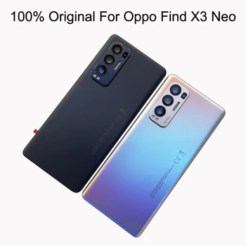 100 % Orijinal Oppo Bulmak İçin X3 Neo 5G arka Pil Kapağı Konut Cam X3Neo CPH2207 Kapı Arka Kılıf ile Kamera Cam Lens