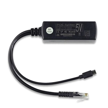 10X POE Güç Kaynağı Modülü Standart İzole Splitter 48 V İçin 5V2. 4A USB Arayüzü Splitter