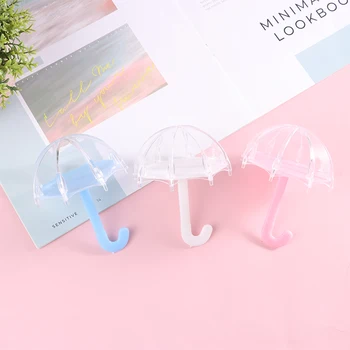 12 Adet Mini Şemsiye Şekli Şeker Kutuları Plastik Şeffaf Hediye Kutuları Doğum Günü Partisi Düğün Nişan çocuk Günü Dekorasyon
