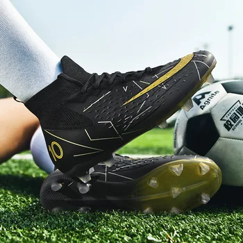 2023 Yeni futbol ayakkabısı Yüksek Top Kırık Çivi Uzun Çivi Profesyonel spor ayakkabıları Nefes Moda futbol ayakkabısı