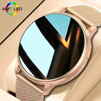2023 Yeni IP67 Su Geçirmez SmartWatch Kadınlar izle tam circlescreen Uyku Monitör FashionActivity tracker Smartwatch Samsung