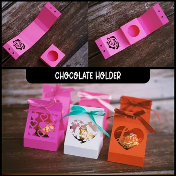 2024 sevgililer Günü Çikolata Kutusu Metal Kesme Ölür DIY Scrapbooking Albümü Kağıt Kartları Dekoratif El Sanatları Kabartma