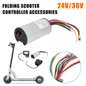 24V 36V lcd monitör Enstrüman Fren Kontrol Kiti İçin 5.5 İnç Karbon Fiber Elektrikli Scooter Yedek Aksesuarları