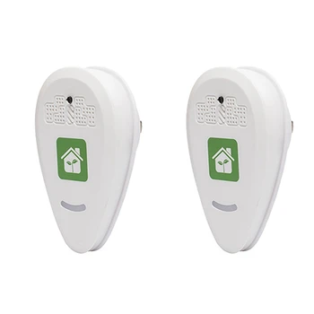 2X Plug İn Hava Temizleyici Mini Taşınabilir 5-12 Milyon Negatif İyon Hava Temizleyici Yatak Odası Mutfak Banyo Ofis İNGİLTERE Tak