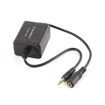 3.5 mm Kablo Zemin Loop Gürültü İzolatör Araba Sistemi İçin Ev Stereo Ortadan Kaldırmak Uğultu Gürültü İptal