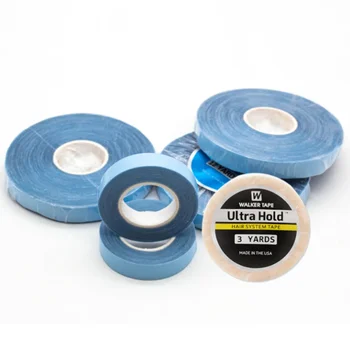36/12/3 metre mavi dantel ön destek bandı peruk beyaz peruk bant su geçirmez çift taraflı bant bant saç uzatma 1 rulo