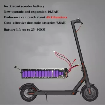 36V 7.8 ah/10.5 ah 10S3P 18650 Pil Paketi için APP ile Xiaomi M365 Ninebot Segway Scooter Ebike Bisiklet ile 20A BMS