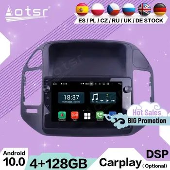 4 + 128G Carplay Multimedya Android 10.0 Ford Mitsubishi Pajero İçin V73 V68 2008 2009 2010 2011 GPS Navigasyon Araba Radyo Kafa Ünitesi