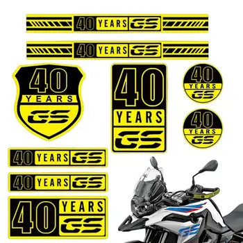 40 Yıl GS Motosiklet Çıkartmaları Su Geçirmez GS 40 Yıl Motosiklet Sticker Çıkartması F650/700/800/850GS G310GS R1200/1250GS Yağ