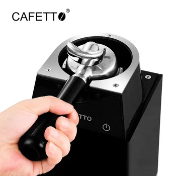 58mm elektrikli portafilter temizleyici otomatik temizleme makinesi kahve portafilter espresso kahve ahşap kutu