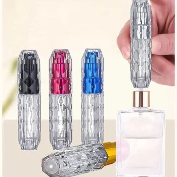 5ml Kristal Alt Dolum Parfüm Şişesi Taşınabilir Premium Dağıtıcı Sprey Parfüm Atomizer Sıvı Konteyner Kozmetik