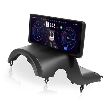 6.86 in Araba LCD gösterge Paneli Akıllı LCD ekran Enstrüman OTA Yükseltme Tesla Modeli 3 Model Y Araba Aksesuarları