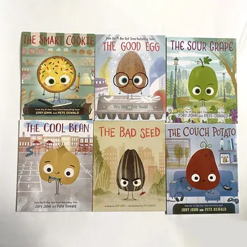 6 Kitap Akıllı Çerez Kötü Tohum İyi Yumurta Kanepe Patates Serin Fasulye İngilizce resimli kitap Hikaye Kitabı Çocuk Eğitim Çocuklar Okuma
