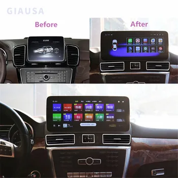 6G + 128G Android 12 Hepsi bir Araba Radyo Akıllı Sistem GPS Mercedes Benz ML GL Sınıfı W166 X166 Carplay Multimedya Oynatıcı