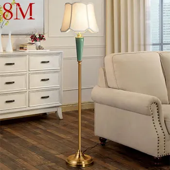 8M Modern Seramik Zemin Lambası LED Ayakta Yaratıcı Amerikan Lüks Moda masa lambası Ev Oturma Odası Yatak Odası İçin