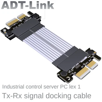 ADT PCI - E 3.0 4.0 Uzatma Kablosu x1 Erkek Kadın Pcıe Sinyal Anahtarlama Kablosu