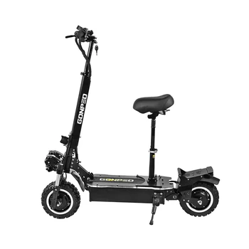 Adultcustom için güçlü 3200w çift motorlu çift süspansiyonlu yüksek hızlı 85km / s elektrikli scooter