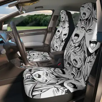 Ahegao yüz araba aksesuarları anime manga Araba Koltuğu Kapakları araç, anime araba aksesuarları iç, araba anime onun için hediye