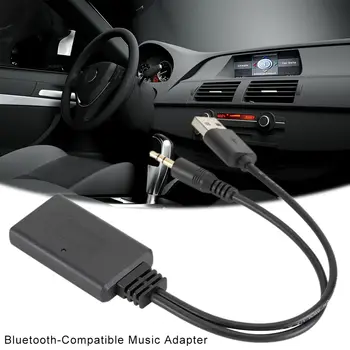 Aksesuarları USB Ses Alıcısı Araba Aux Müzik Çalar Bluetooth Uyumlu Müzik Adaptörü AUX Ses Kablosu BMW E90 E91 E92 E93