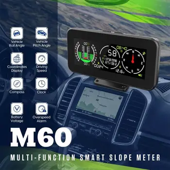 Araç İnklinometre Dijital Hız eğim ölçer M50 GPS Kilometre Pusula Off Road Aksesuarları İçin 4x4 On-kart bilgisayar D0Z4
