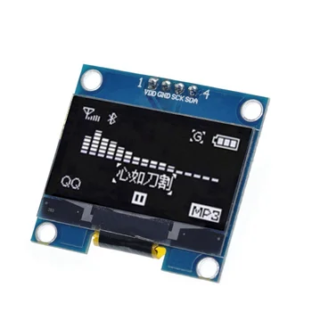 Arduino için 4 Pin OLED Modülü 1.3 İnç LCD LED Ekran Beyaz / Mavi Renk 128x64 1.3 İnç IIC I2C