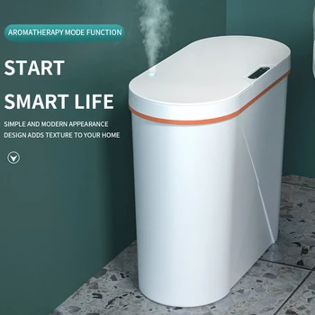 Aromaterapi Banyo çöp tenekesi Otomatik sensörlü çöp kovası mutfak geri dönüşüm kutusu Mutfak Çöp Küp Çöp Kovası Akıllı Ev Aksesuarları