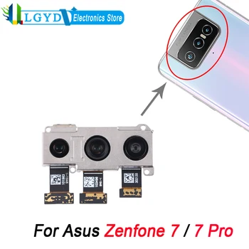Asus Zenfone 7 için ZS670KS Arka Bakan Kamera Seti Asus Zenfone 7 Pro İçin ZS671KS Arka Kameralar Onarım Yedek parça