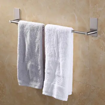 Banyo paslanmaz çelik duvara monte yapışkanlı havlu askısı elbise askısı
