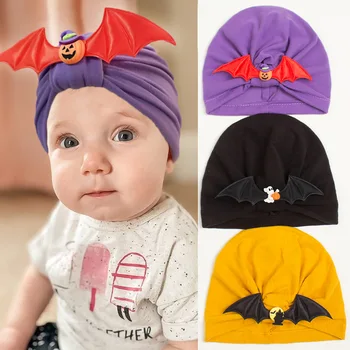 Bebek Cadılar Bayramı Şapka Sevimli Kabak Yenidoğan Türban Şapka Kız Erkek Bere Bebek Kaput Toddler Kap Çocuklar Headwrap 0-18M