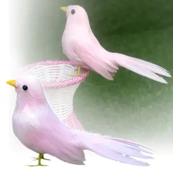 Beyaz Yapay Tüy Güvercin Hediye Köpük Ev Dekorasyonu Simülasyon Güvercinler Fotoğraf Sahne Düğün Kuşlar Modeli Kapalı Açık