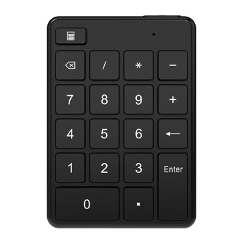 Bluetoothcompatible Numarası Klavye Kablosuz Sayısal Tuş Takımı Pad Laptop için