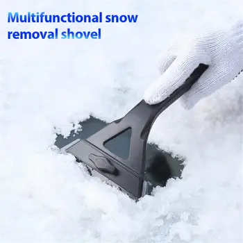 Buz Kazıyıcı 13x24cm Anti-skid Tasarım Uzun Ömürlü Kullanımı Rahat Taşınabilir Araba Aksesuarları Temizleme Kar Aracı Tendon