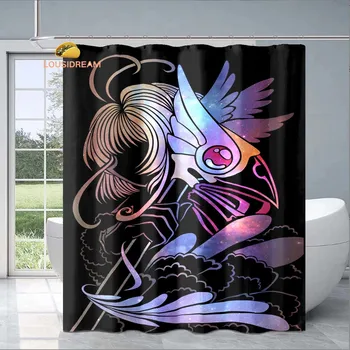 Cardcaptor Sakura Zarif Duş Perdesi Moda Dekoratif Hediye Yetişkin çocuklar için Banyo Su Geçirmez ve Küf geçirmez