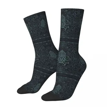 Cthulhu Mythos Çorap Seyahat 3D Baskı Erkek Kız Orta buzağı Çorap