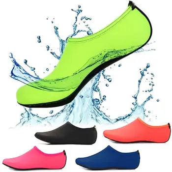 Dalış çorapları Erkekler Kadınlar Kaymaz Sneakers Ayakkabı Yüzme dalış çorapları Yaz Aqua Plaj Sandalet Düz Ayakkabı Sahil Çorap Terlik