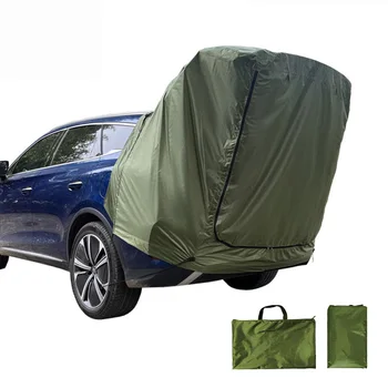 Dayanıklı Açık Spor Araba Bagaj Kapağı Çadır SUV Arka Çadır SUV Gölge Bagaj Kapağı Çadır Eki Kamp Kanopiler Araba