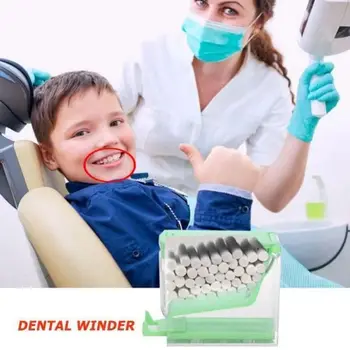 Dağıtıcı Pamuk rulo Tutucu Kılıf Renkli Diş Hekimi Çubukla saklama kutusu Organizatör Odontologia Basın Tipi Kutusu Diş Hekimliği