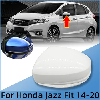 Dikiz aynası Kapağı Araba Kapı Ayna Kapağı Kanat Ayna Kabuk Honda GK5 Fit Jazz 2014 2015 2016 2017 2018 2019 2020 Renkli
