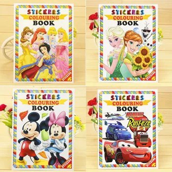 Disney Karikatür boyama kitabı Anime Yaratıcı Boyama Kitabı Pokemon Çocuk Boyama Öğrenme Çocuklar için Hediyeler