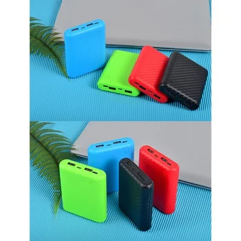 DIY Kutusu 4x18650 Dış Kılıf Kabukları ile Çoklu Renk Seçenekleri Dahil Değildir 5 V/2.4 A USB Çıkışı