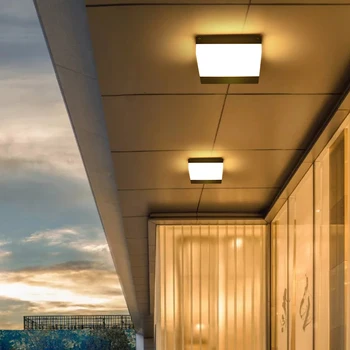 Dış aydınlatma armatürü-Ev sundurma ışıkları için enerji tasarruflu LED dış duvar lambaları