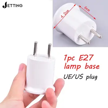 E27 Lamba Tabanı AB / ABD Plug Soket Lamba Tutucu Dönüştürücü Adaptör Ampul Lamba