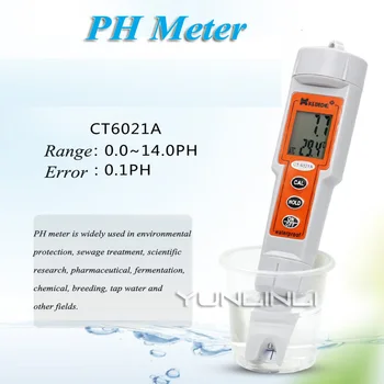El ph ölçer İletkenlik Ölçer PH test cihazı Yüksek Hassasiyetli Küvet Akvaryum Su Kalitesi Test Cihazı CT-6021A