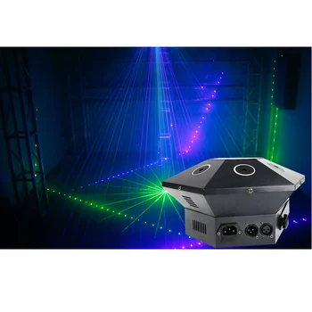 ENDI yeni Skynet Tarama rgb Lazer ışığı disko dj ve gece kulübü için 3d lazer etkisi ile